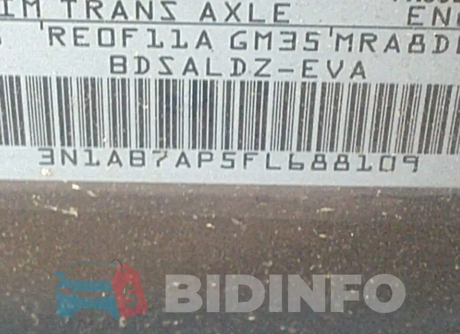 3N1AB7AP5FL688109 Photo# 9