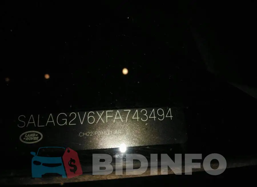 00LAG2V6XFA743494 Photo# 9