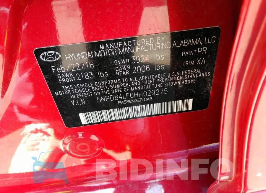 5NPD84LF6HH029275 Photo# 9