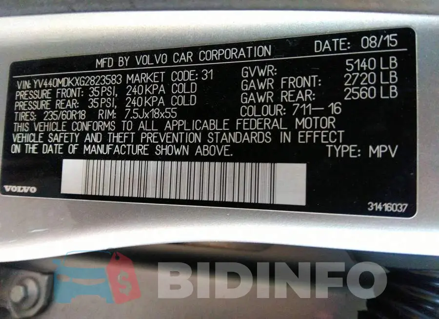 YV440MDKXG2823583 Photo# 9