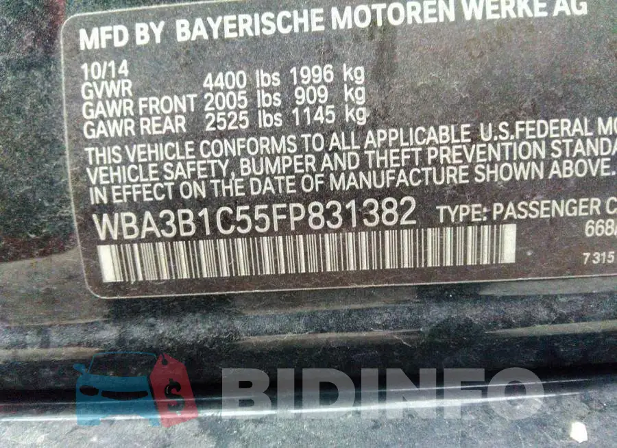 WBA3B1C55FP831382 Photo# 9