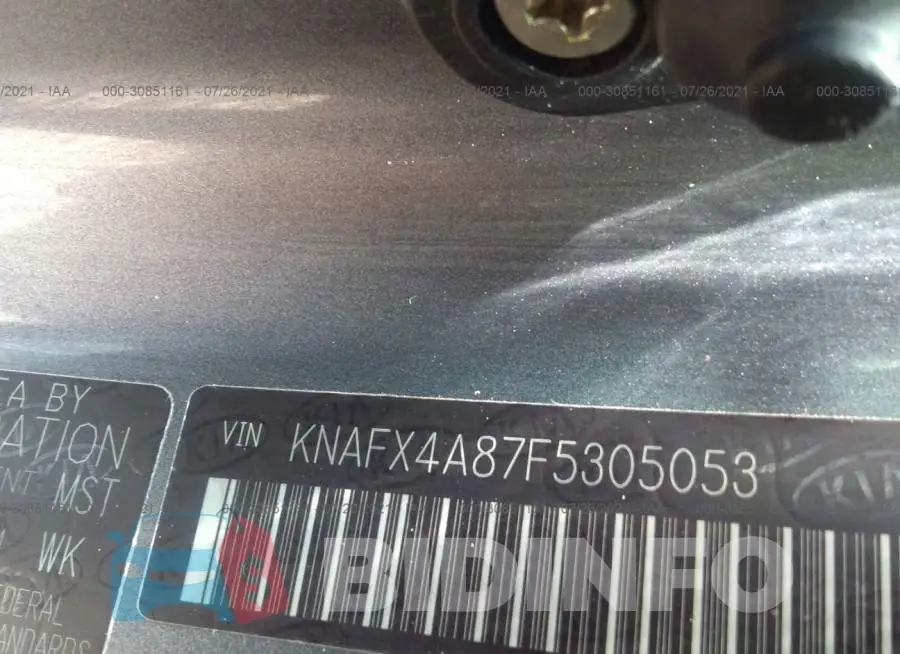 KNAFX4A87F5305053 Photo# 9