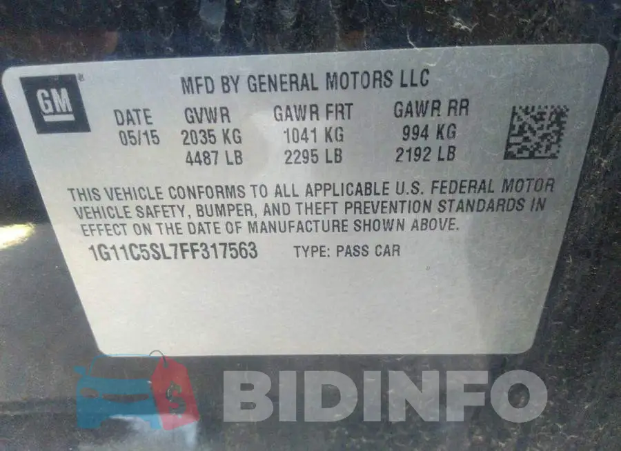 1G11C5SL7FF317563 Photo# 9