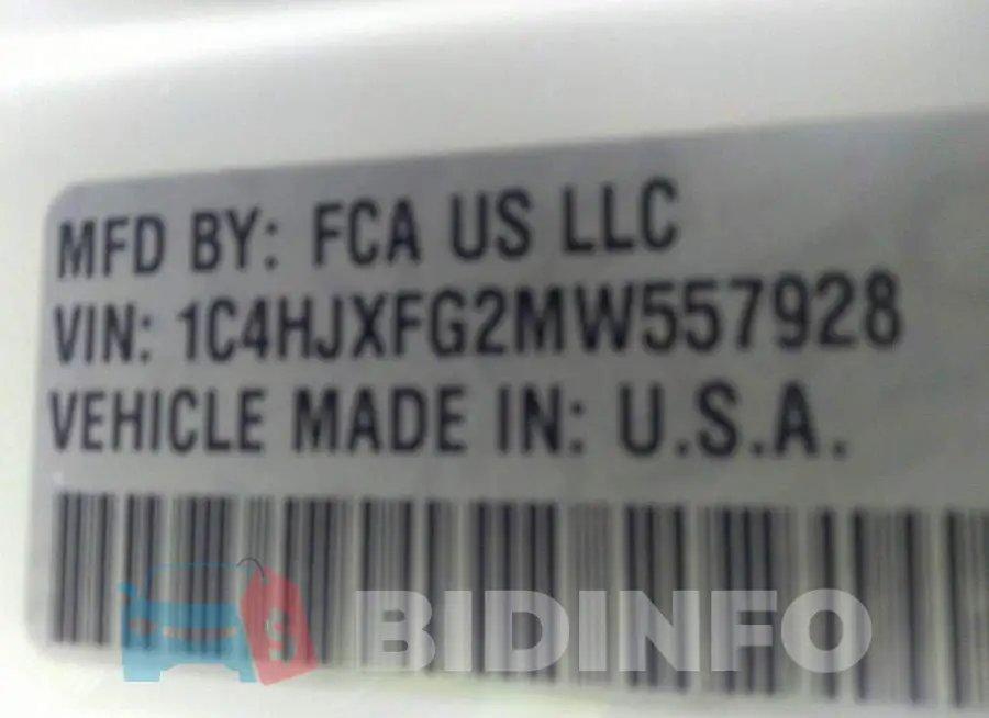 1C4HJXFG2MW557928 Photo# 9