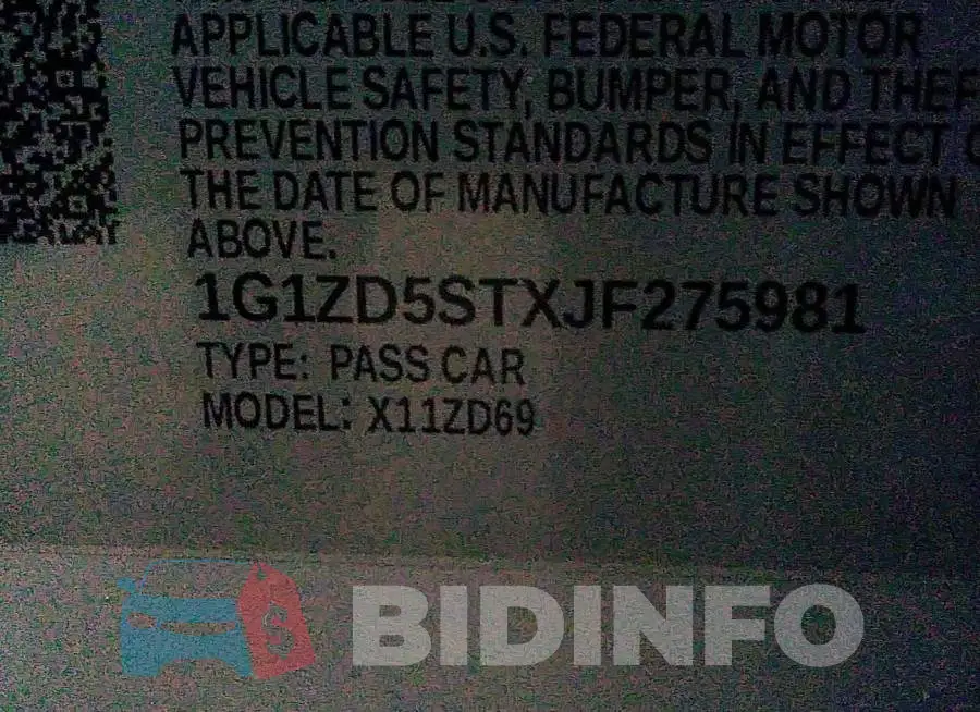 1G1ZD5STXJF275981 Photo# 9