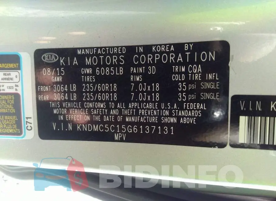 KNDMC5C15G6137131 Photo# 9