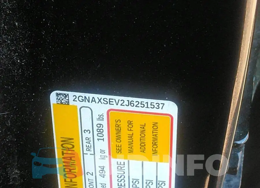 2GNAXSEV2J6251537 Photo# 9