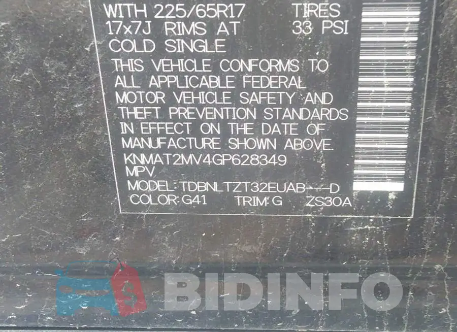 KNMAT2MV4GP628349 Photo# 9