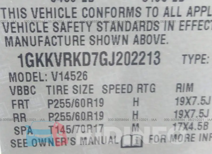 1GKKVRKD7GJ202213 Photo# 9