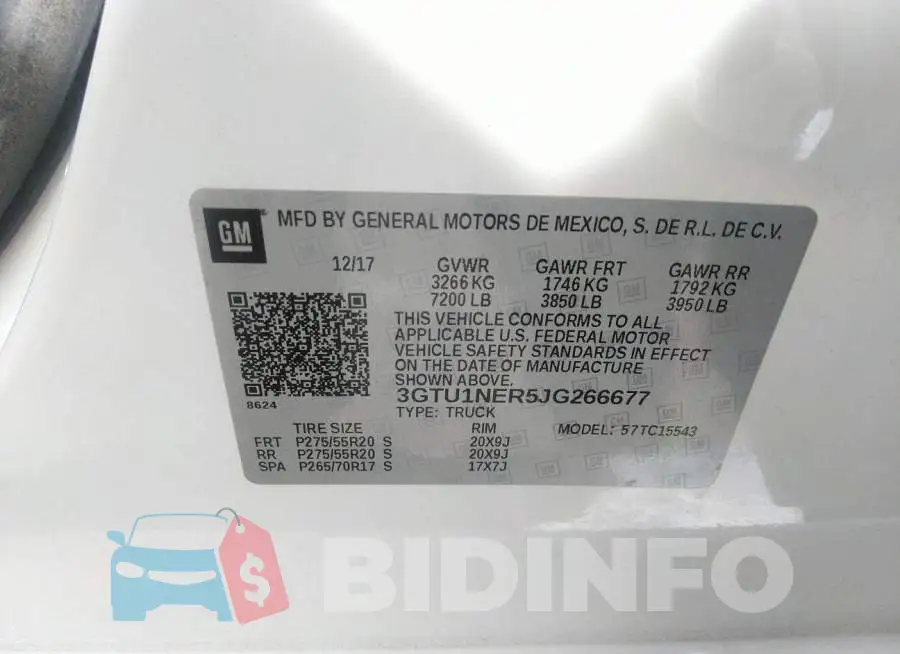 3GTU1NER5JG266677 Photo# 9