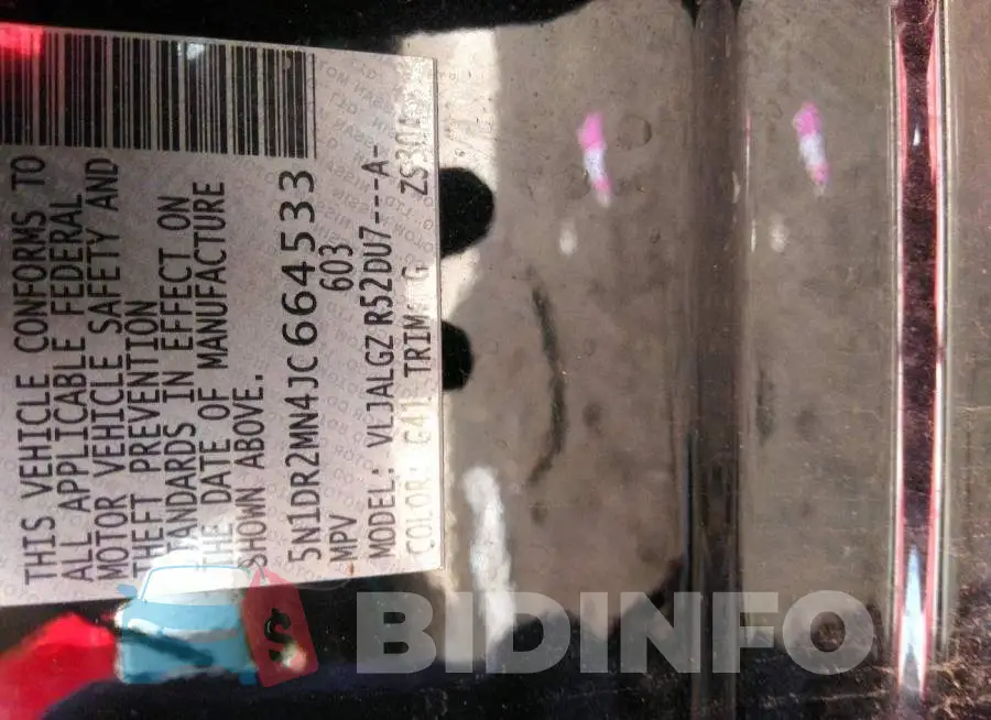 5N1DR2MN4JC664533 Photo# 9