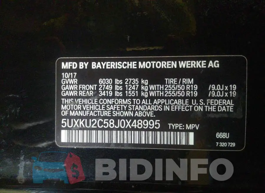 5UXKU2C58J0X48995 Photo# 9