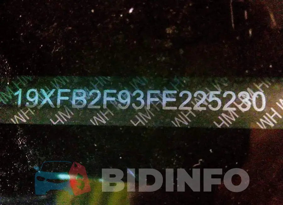 19XFB2F93FE225230 Photo# 9