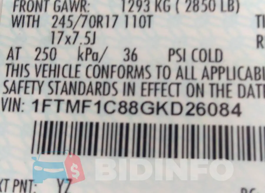 1FTMF1C88GKD26084 Photo# 9