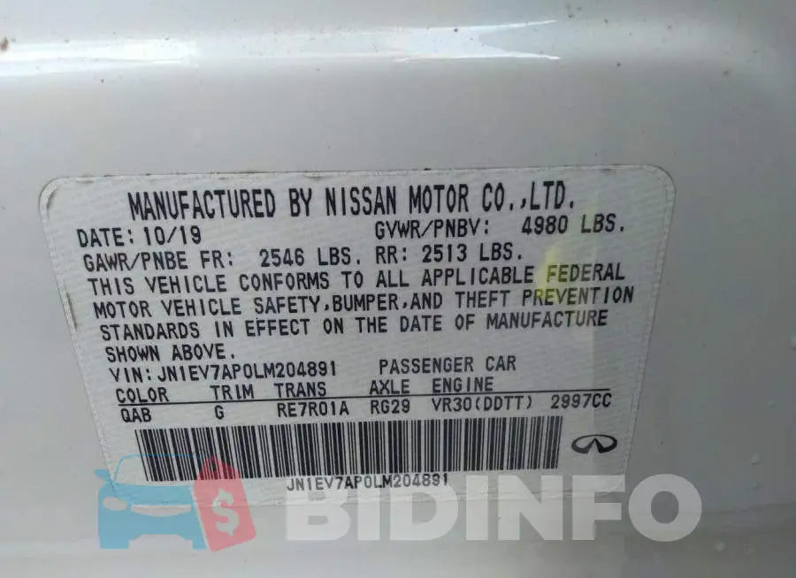 JN1EV7AP0LM204891 Photo# 9