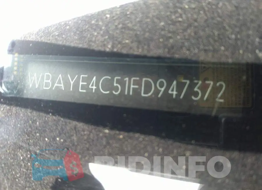 WBAYE4C51FD947372 Photo# 9