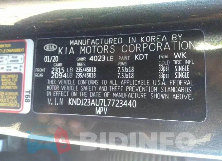 KNDJ23AU7L7723440 Photo# 9