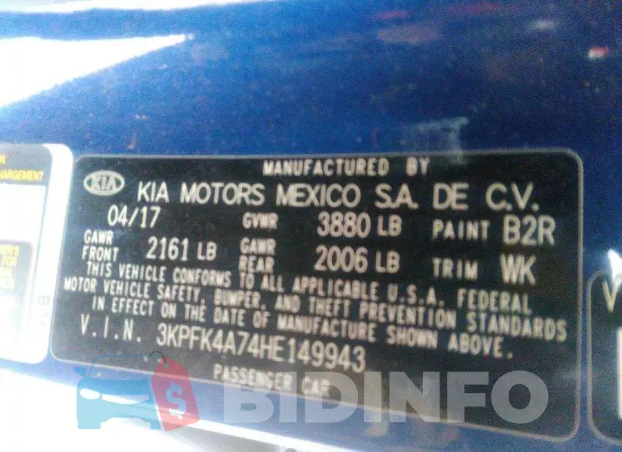 3KPFK4A74HE149943 Photo# 9