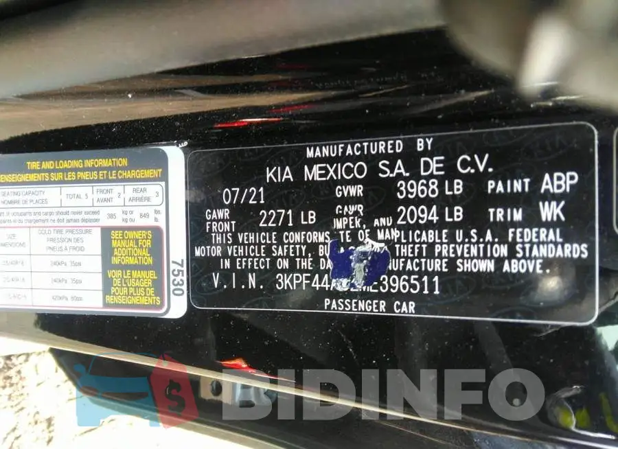 3KPF44AC2ME396511 Photo# 9