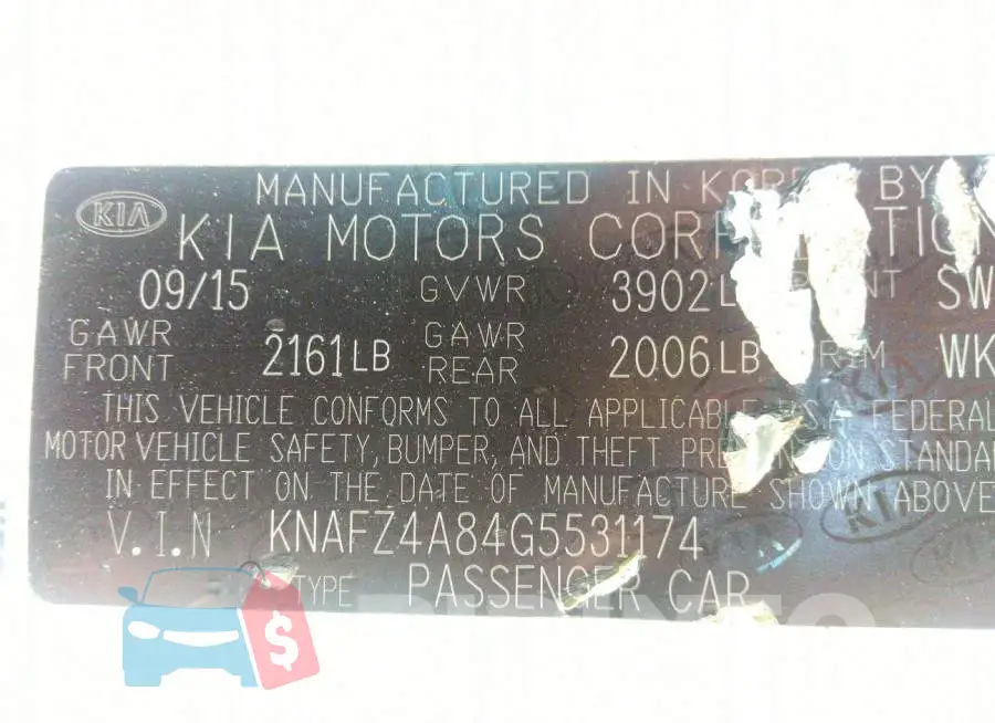 KNAFZ4A84G5531174 Photo# 9