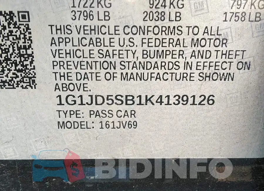 1G1JD5SB1K4139126 Photo# 9