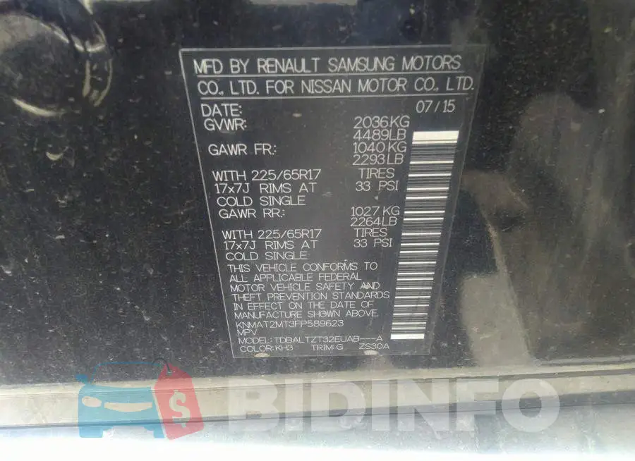 KNMAT2MT3FP589623 Photo# 9