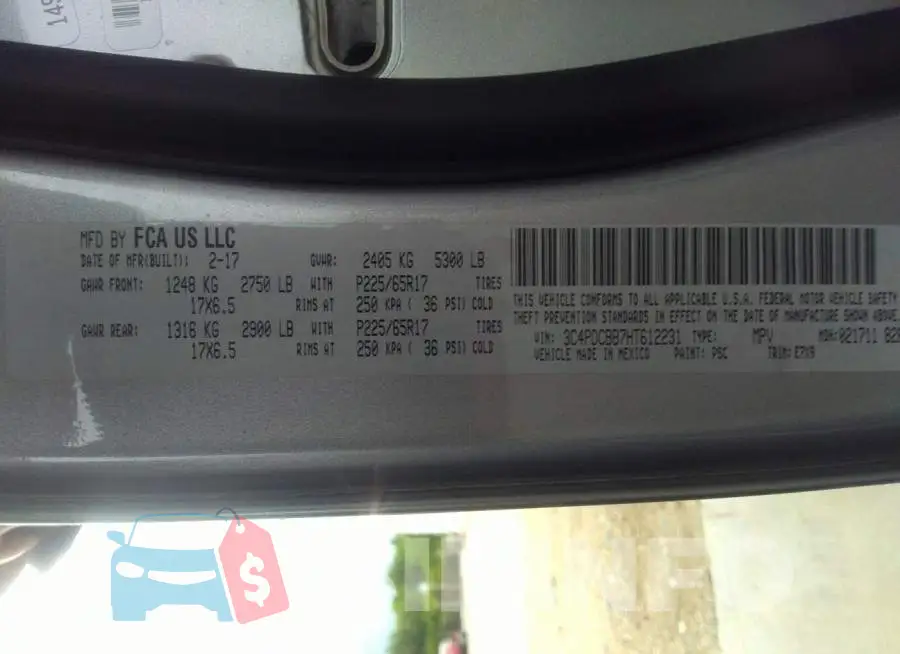 3C4PDCBB7HT612231 Photo# 9
