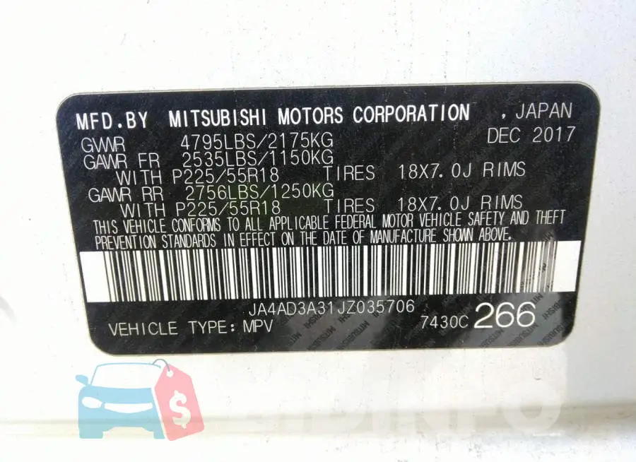 JA4AD3A31JZ035706 Photo# 9