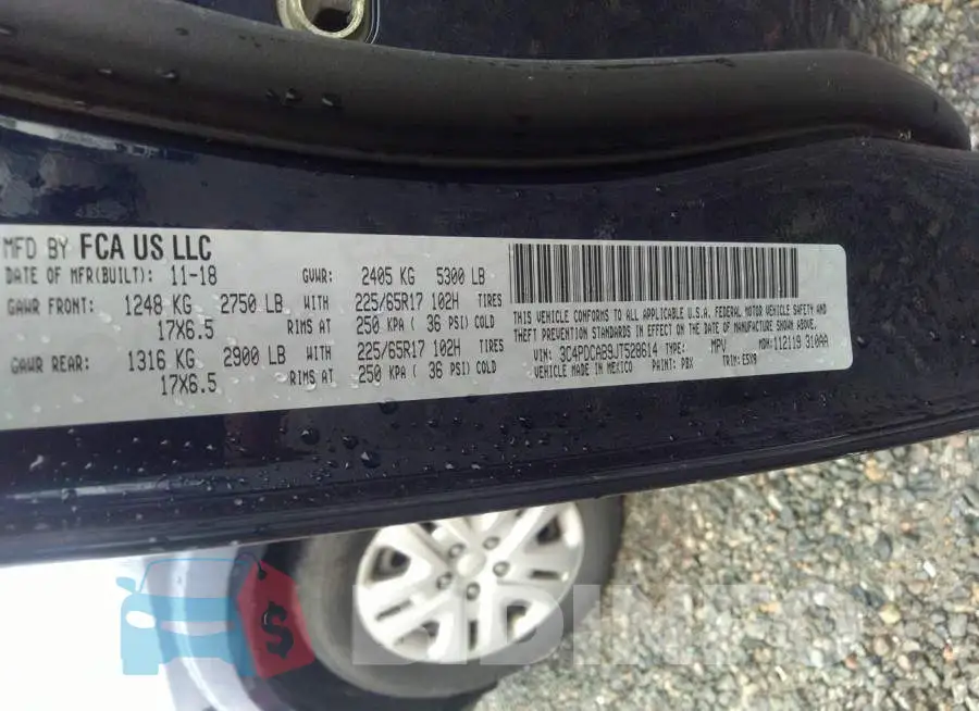 3C4PDCAB9JT528614 Photo# 9