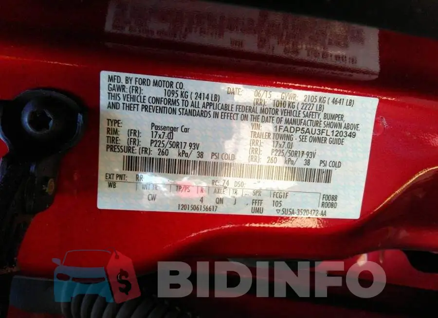 1FADP5AU3FL120349 Photo# 9