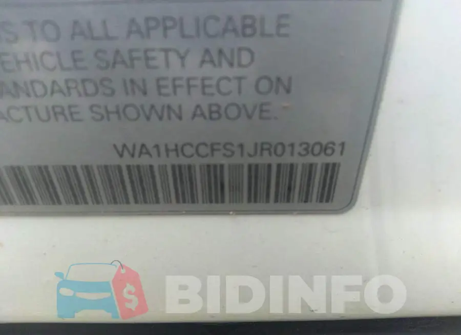 WA1HCCFS1JR013061 Photo# 9
