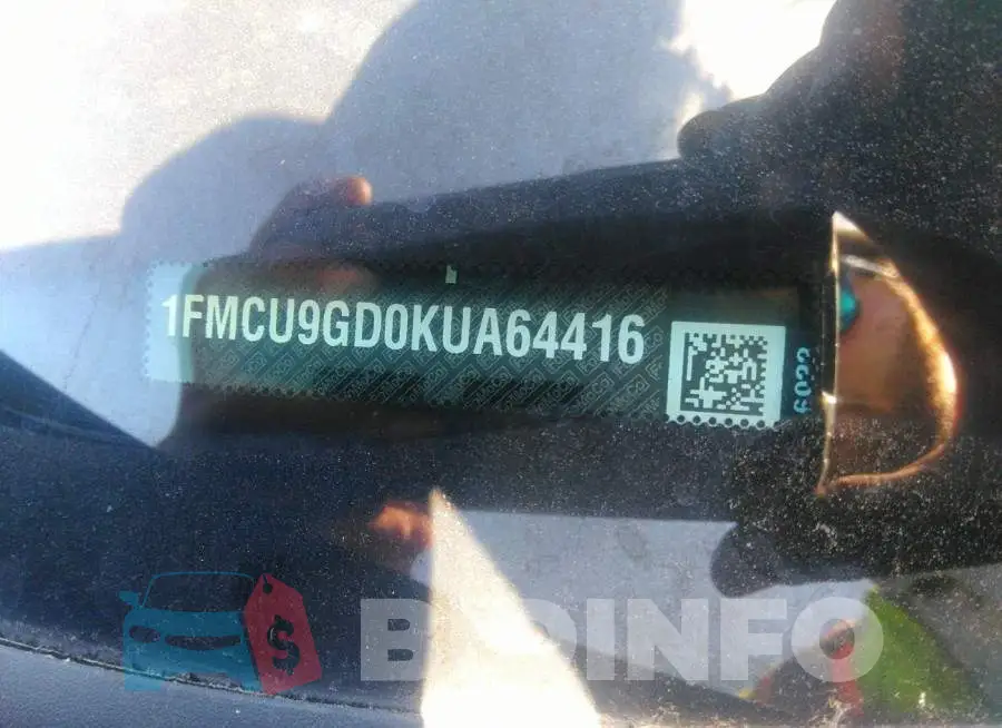 1FMCU9GD0KUA64416 Photo# 9