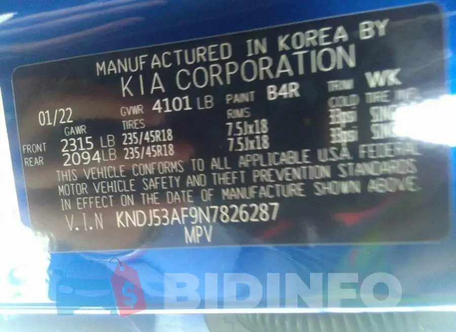 KNDJ53AF9N7826287 Photo# 9