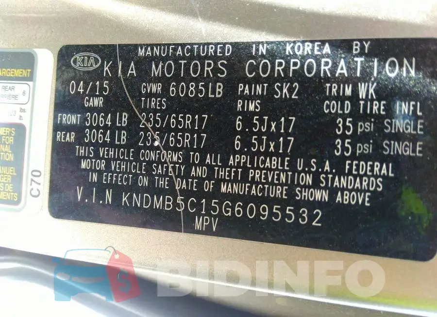 KNDMB5C15G6095532 Photo# 9