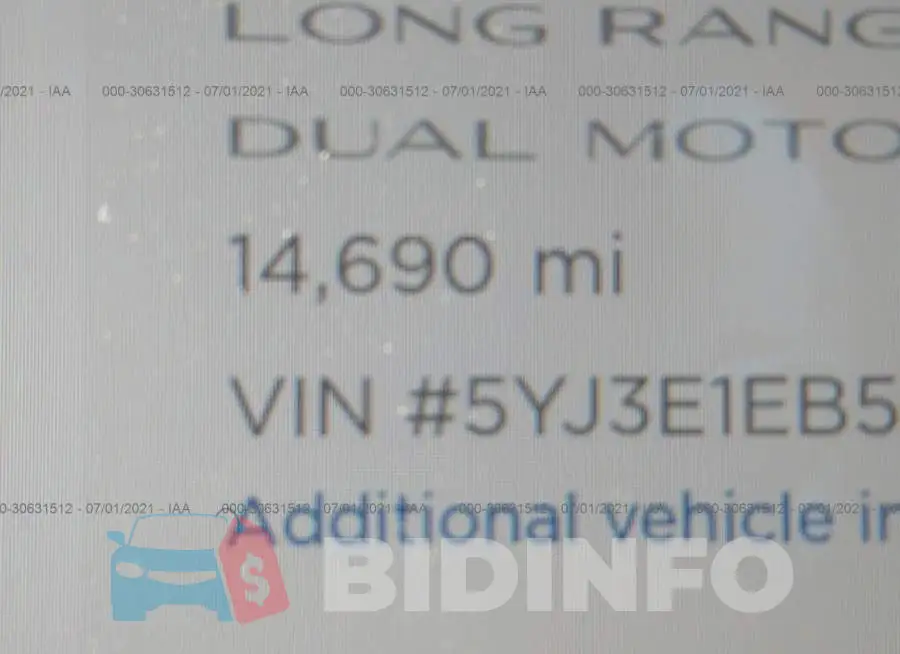 5YJ3E1EB5LF618421 Photo# 7