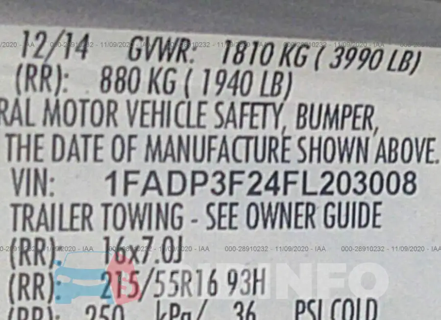 1FADP3F24FL203008 Photo# 9