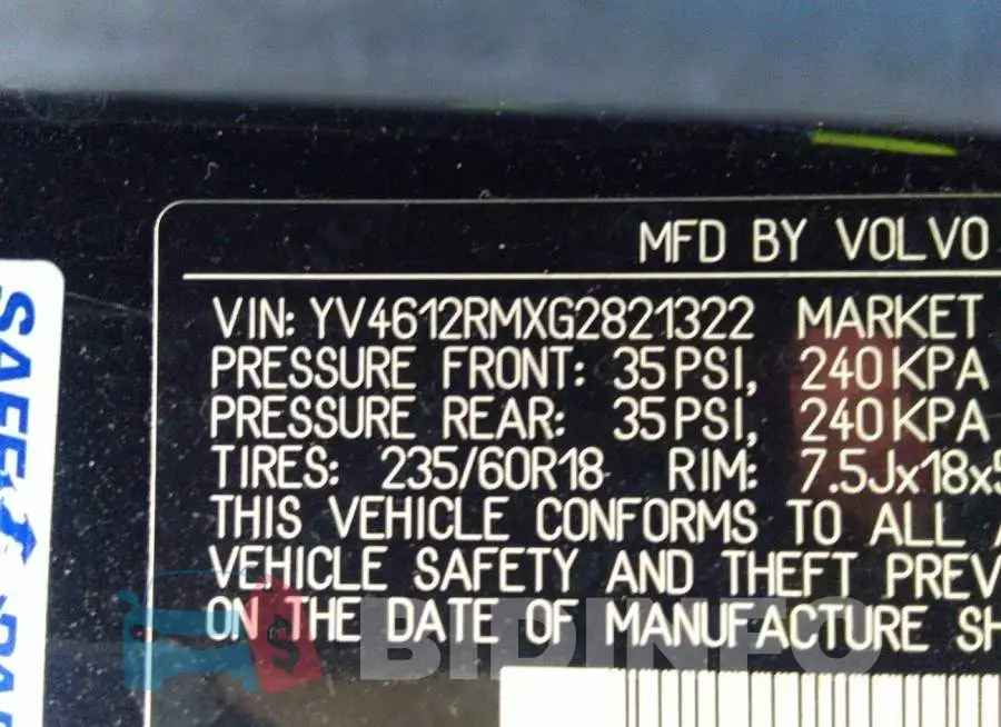 YV4612RMXG2821322 Photo# 9