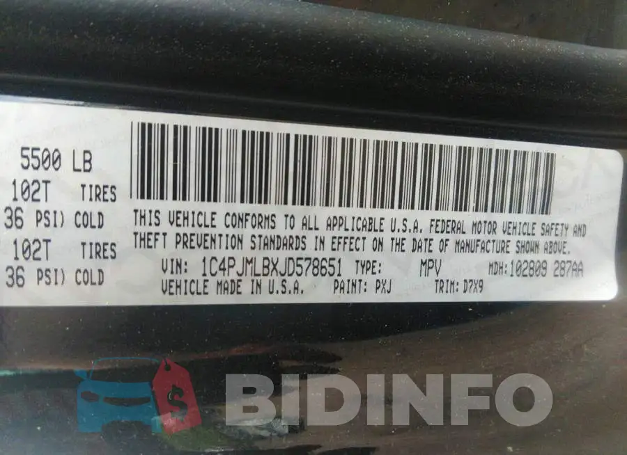 1C4PJMLBXJD578651 Photo# 9