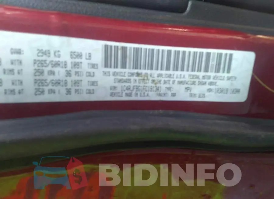 1C4RJFBG1FC191341 Photo# 9