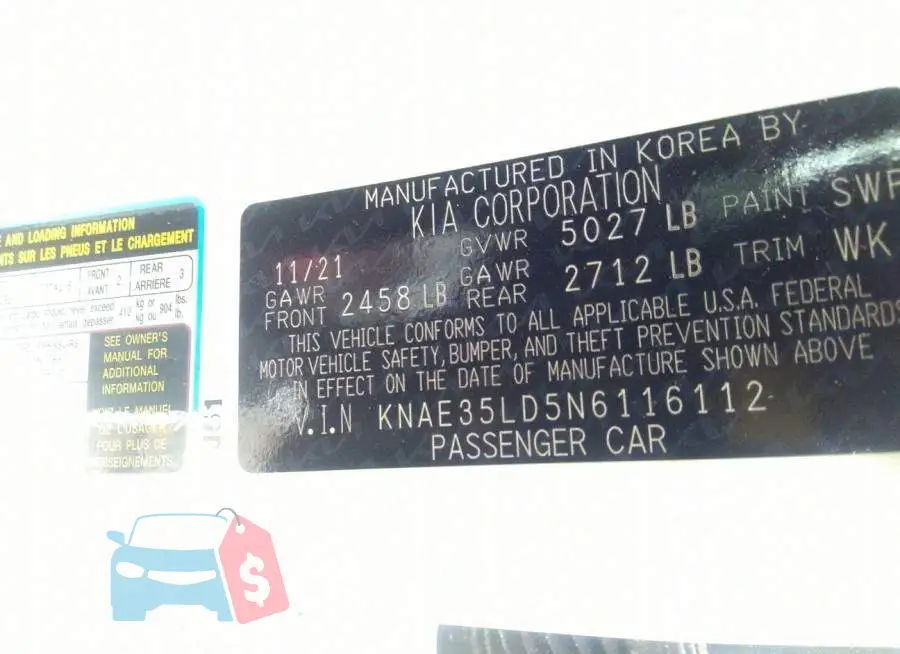 KNAE35LD5N6116112 Photo# 9