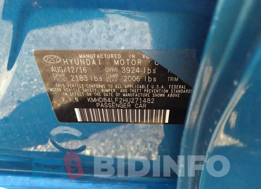 KMHD84LF2HU271482 Photo# 9