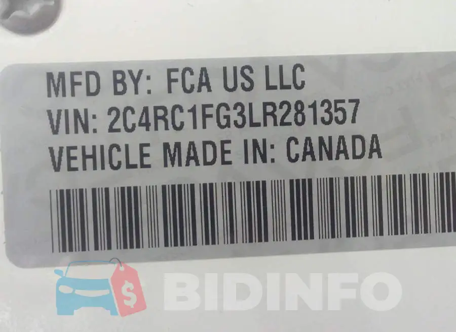 2C4RC1FG3LR281357 Photo# 9