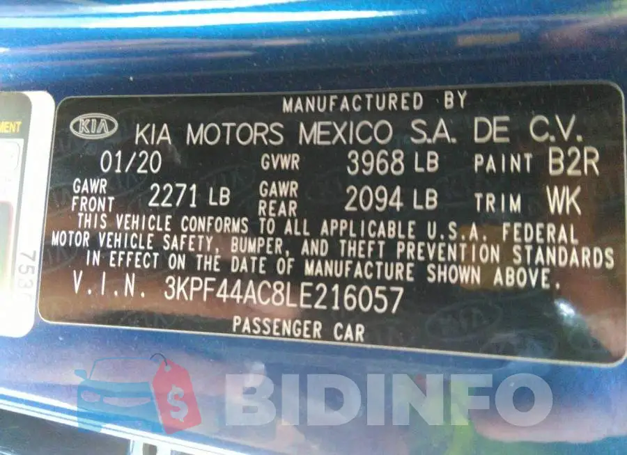 3KPF44AC8LE216057 Photo# 9