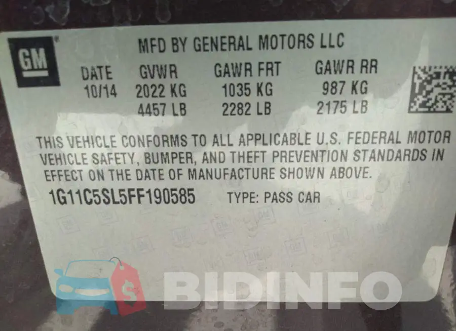 1G11C5SL5FF190585 Photo# 9