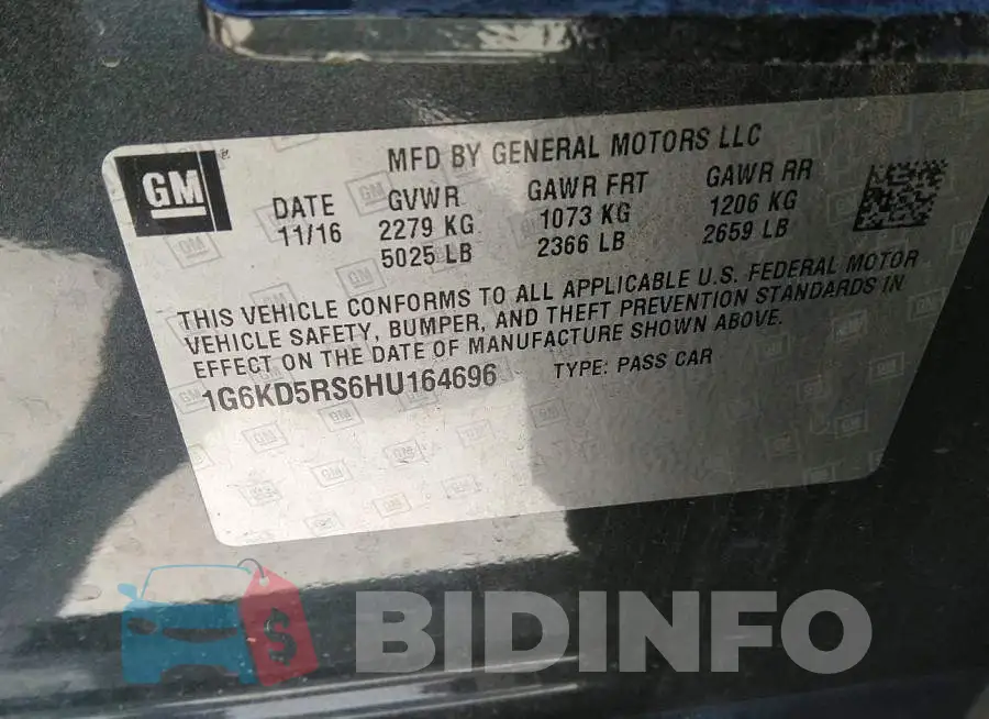 1G6KD5RS6HU164696 Photo# 9