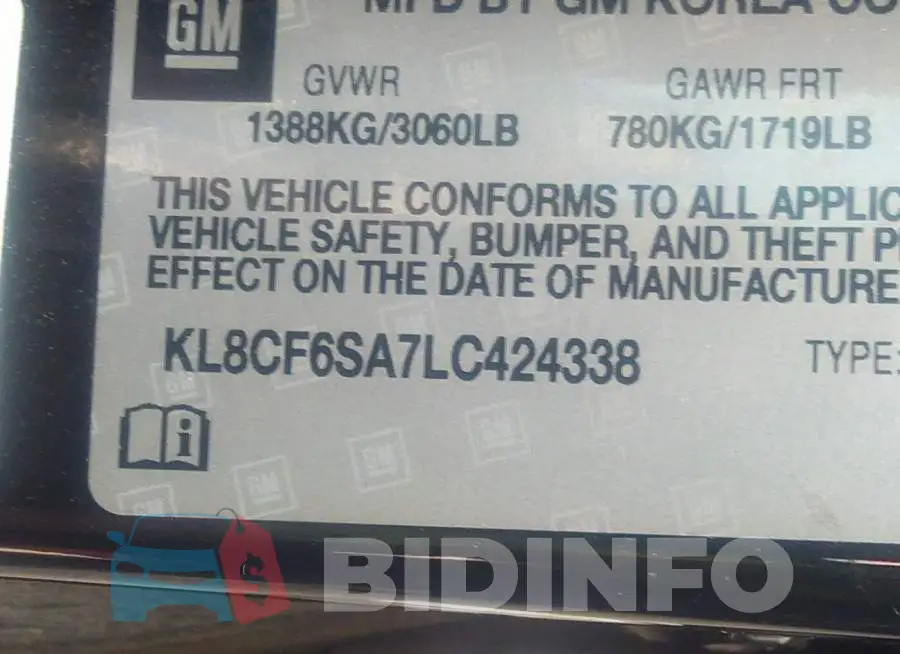 KL8CF6SA7LC424338 Photo# 9