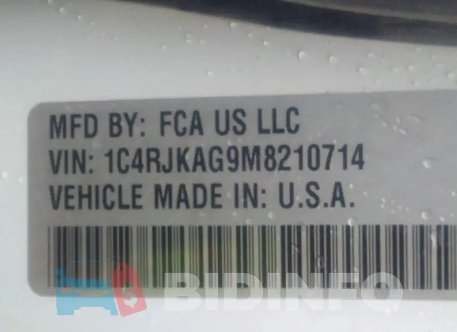 1C4RJKAG9M8210714 Photo# 9