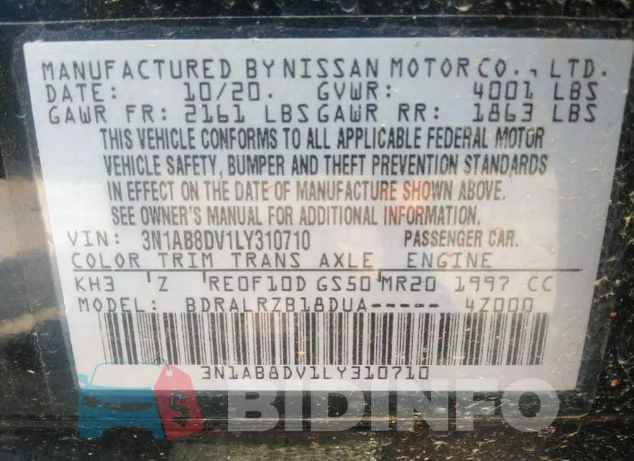 3N1AB8DV1LY310710 Photo# 9