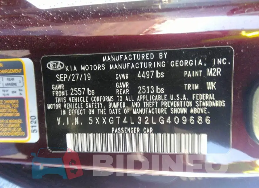 5XXGT4L32LG409686 Photo# 9