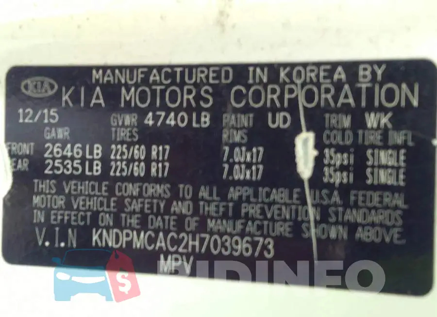 KNDPMCAC2H7039673 Photo# 9